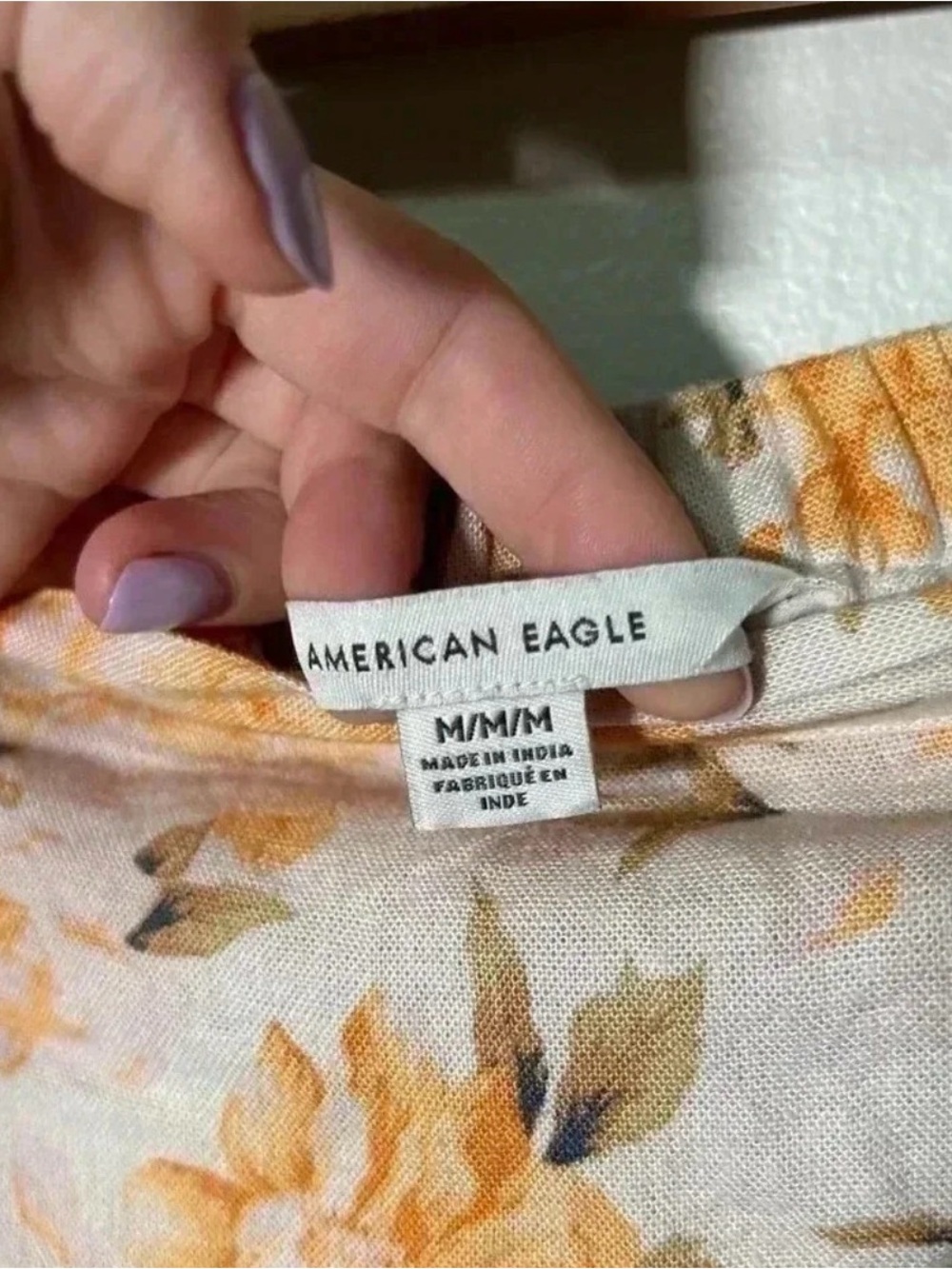American Eagle 🦅 floral wrap skirt  M - Picture 5 of 5